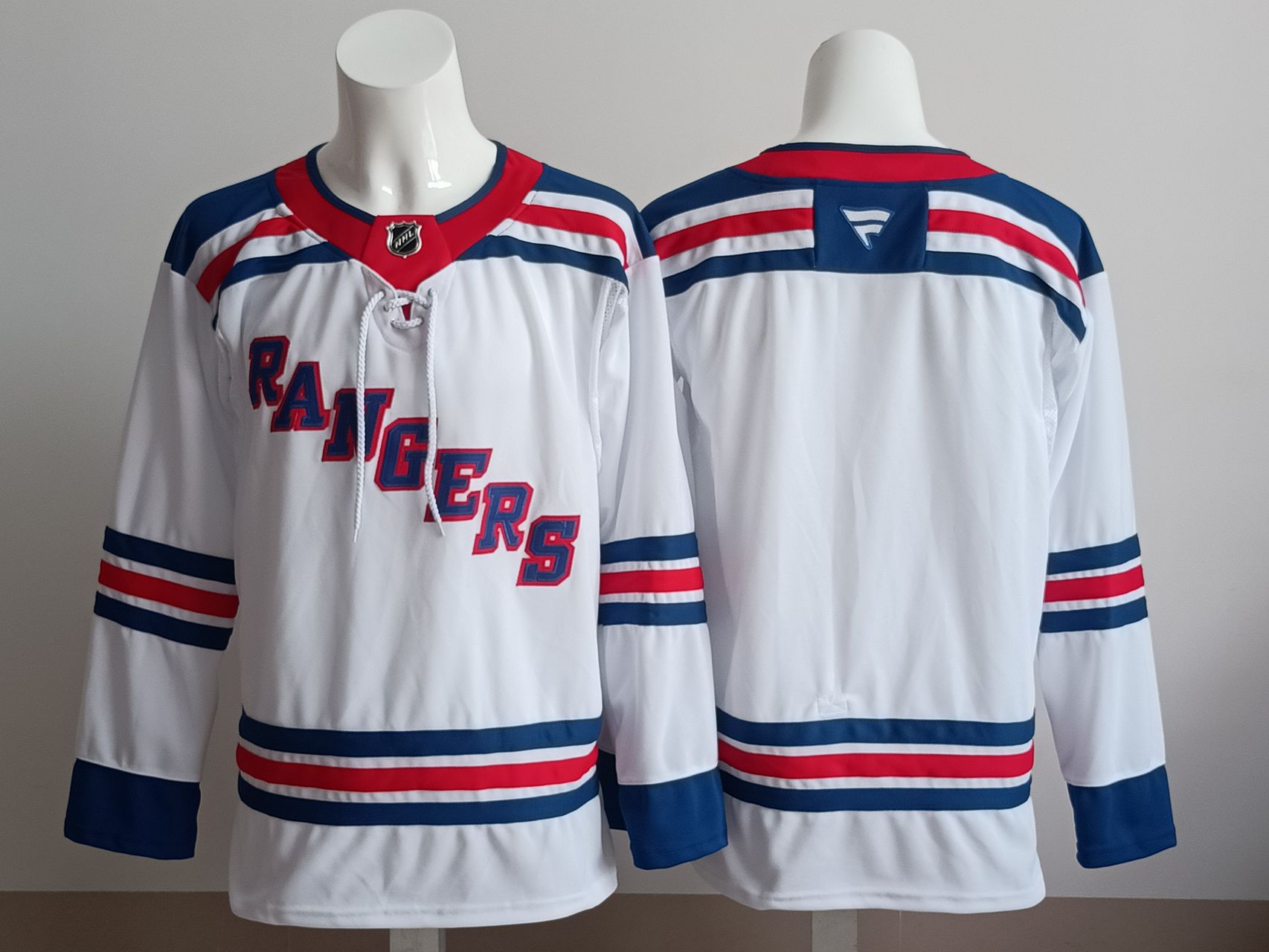 Men 2025 New York Rangers Blank White NHL Jersey style 01